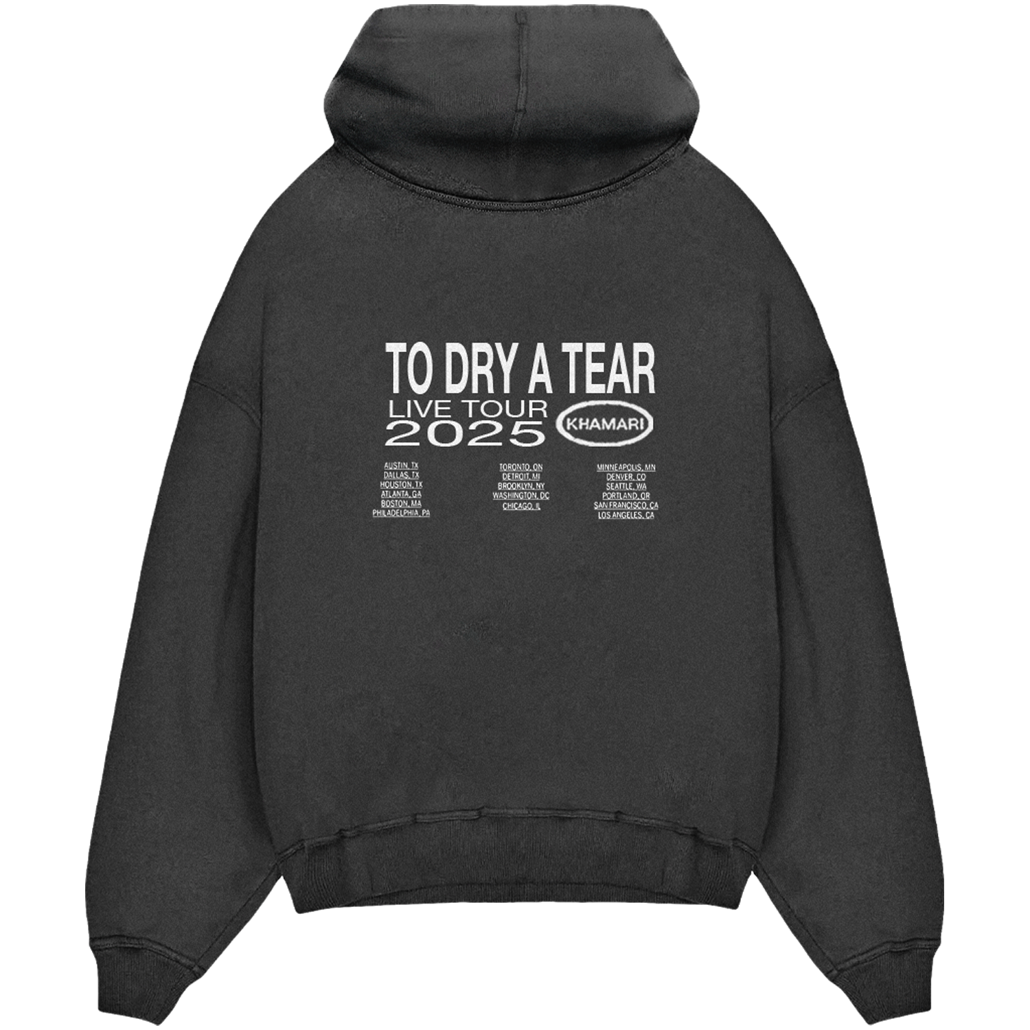 TDAT 2025 Live Dates Hoodie